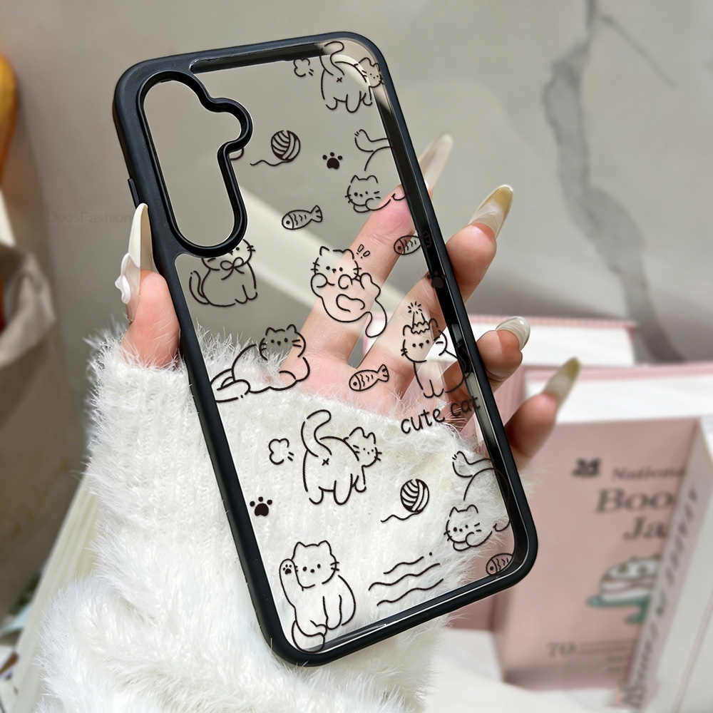 Cartoon Cat Phone Case For Sam - Phone Cases With Straps incelemesi ve fiyatı