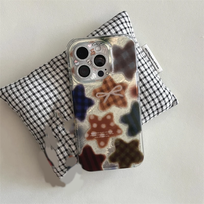 Korean Winter Cute Brown Check - Phone Cases Y2K incelemesi ve fiyatı