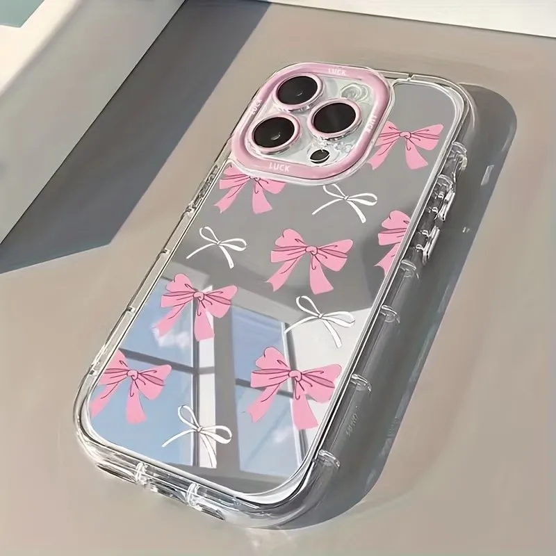 Simple Blue Pink Bow Girl Cute - Phone Cases Y2K incelemesi ve fiyatı