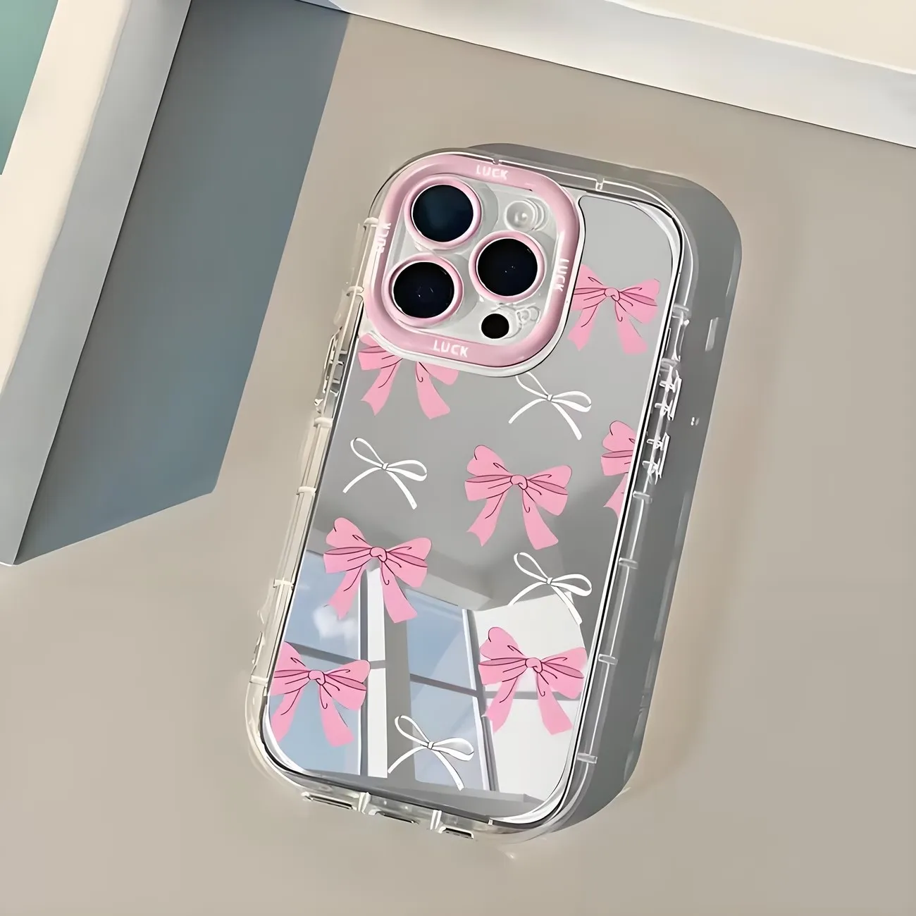 Simple Blue Pink Bow Girl Cute - Phone Cases Y2K incelemesi ve fiyatı