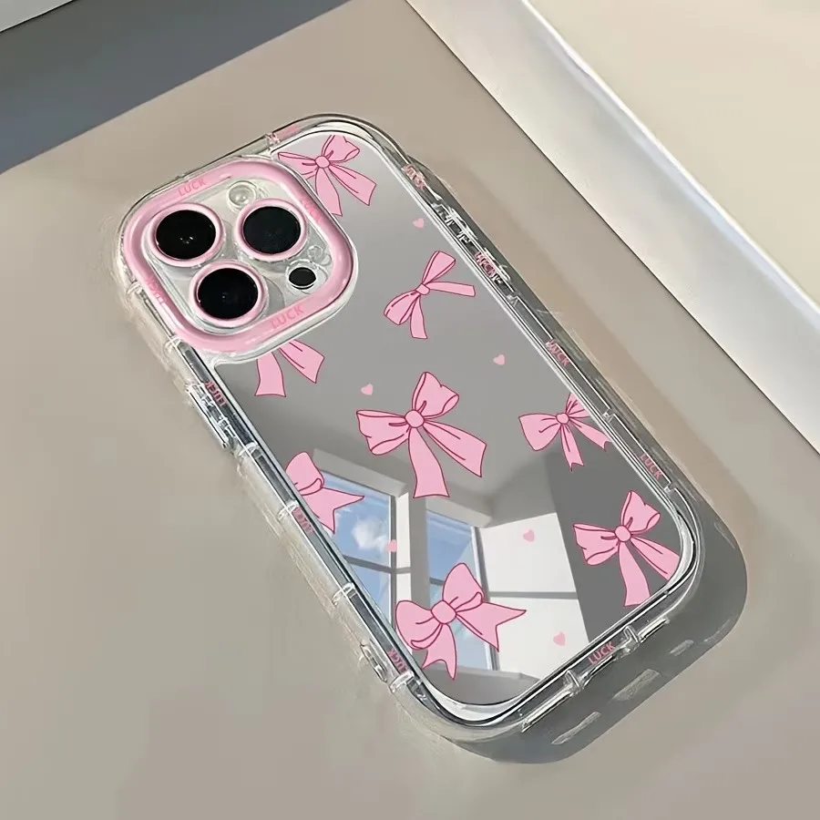 Simple Blue Pink Bow Girl Cute - Phone Cases Y2K incelemesi ve fiyatı