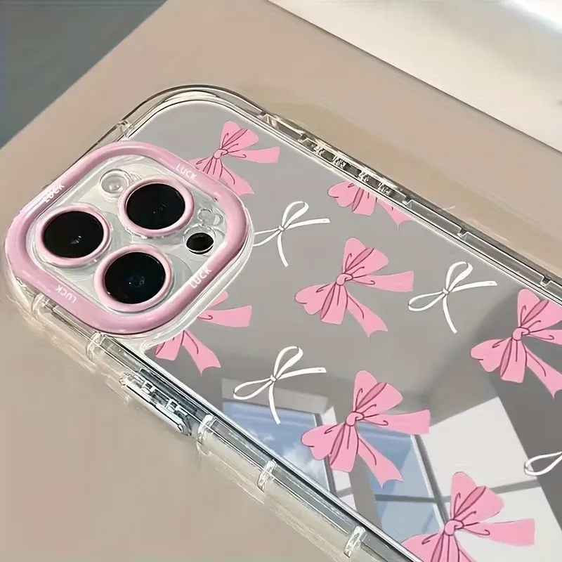 Simple Blue Pink Bow Girl Cute - Phone Cases Y2K incelemesi ve fiyatı