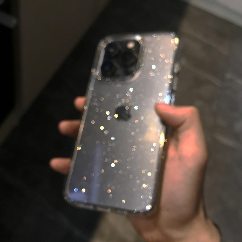 Transparent Simple Glitter Pho - Phone Cases Y2K incelemesi ve fiyatı