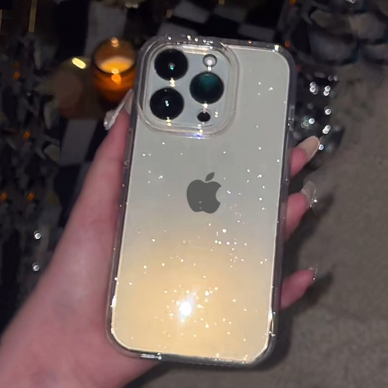 Transparent Simple Glitter Pho - Phone Cases Y2K incelemesi ve fiyatı