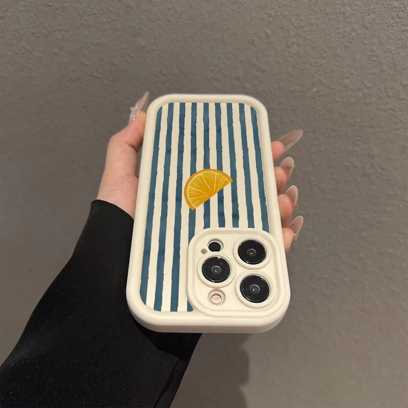 Striped Lemon Slice Pattern Ph - Phone Cases Amazon incelemesi ve fiyatı