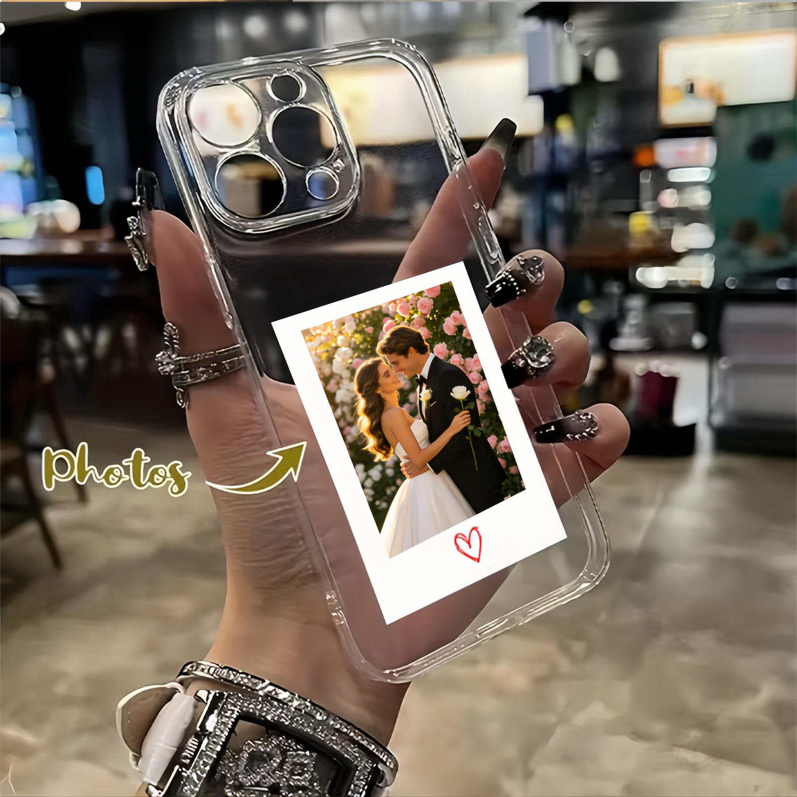 Custom DIY Transparent soft sh - Phone Cases Diy incelemesi ve fiyatı