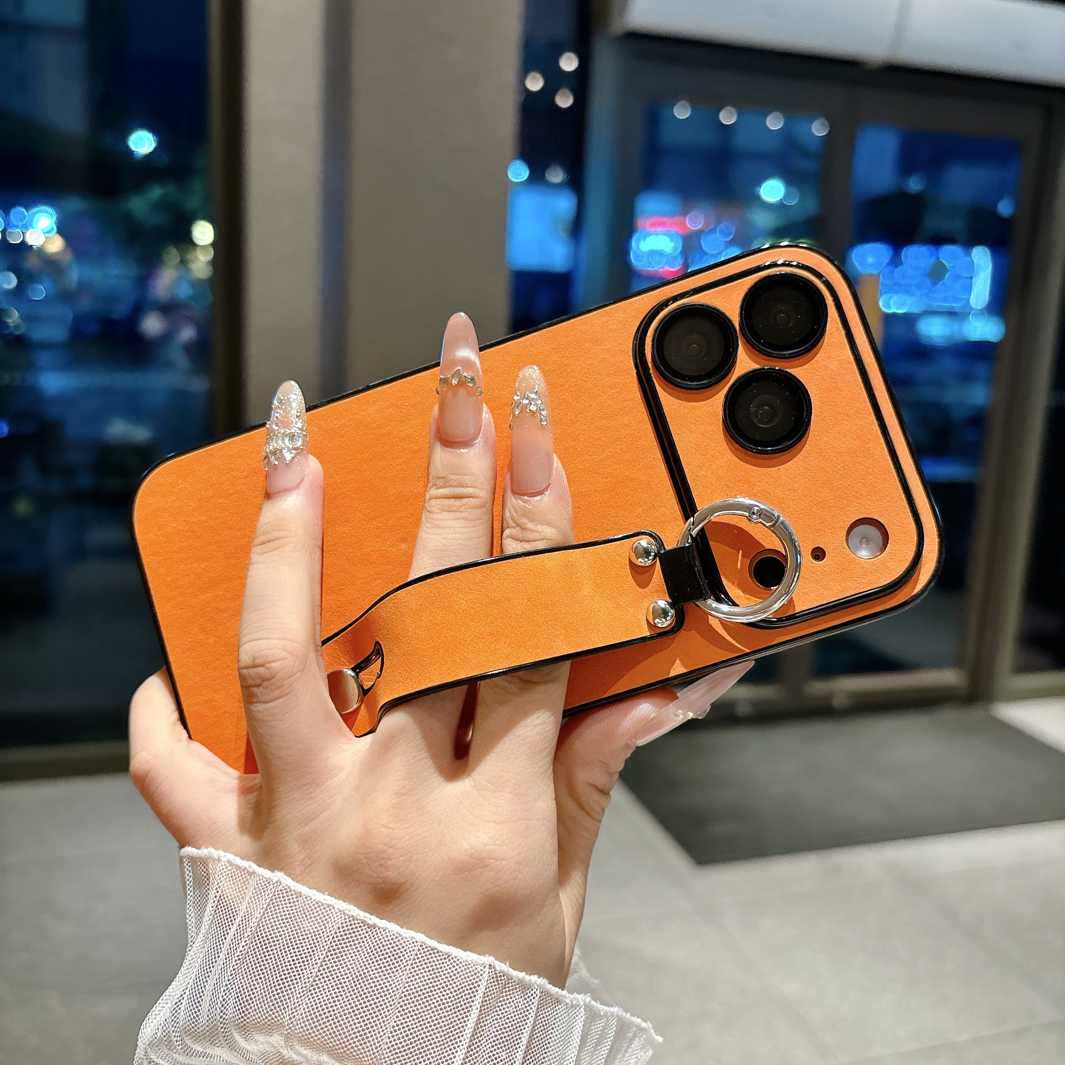 Suede Leather Wrist Strap Hold - Phone Cases With Straps incelemesi ve fiyatı