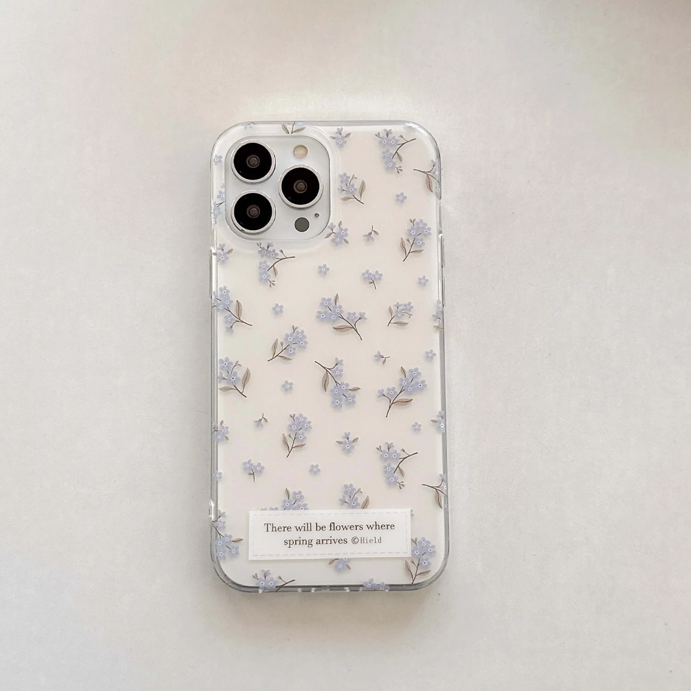 Pink and Blue White Flowers Fl - Phone Cases Y2K incelemesi ve fiyatı