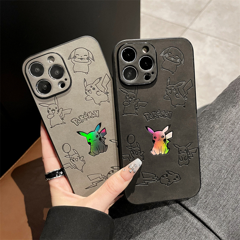 Cartoon Pikachu Faux Leather L - Phone Cases Leather incelemesi ve fiyatı