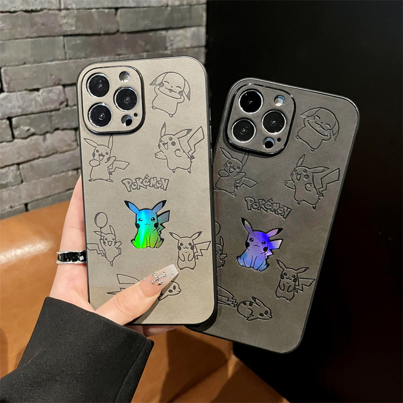 Cartoon Pikachu Faux Leather L - Phone Cases Leather incelemesi ve fiyatı