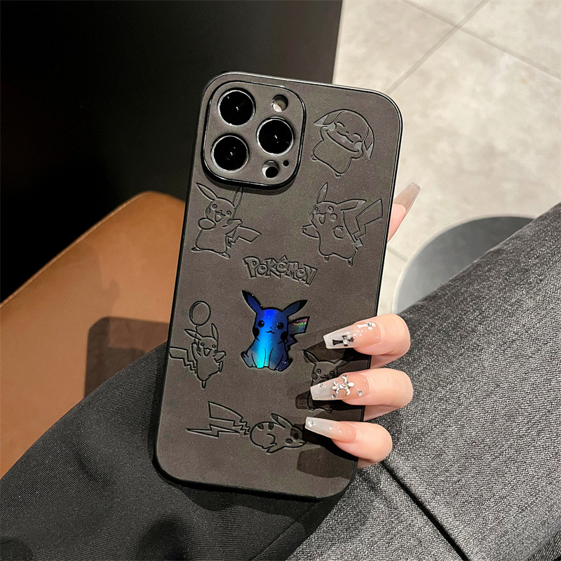 Cartoon Pikachu Faux Leather L - Phone Cases Leather incelemesi ve fiyatı