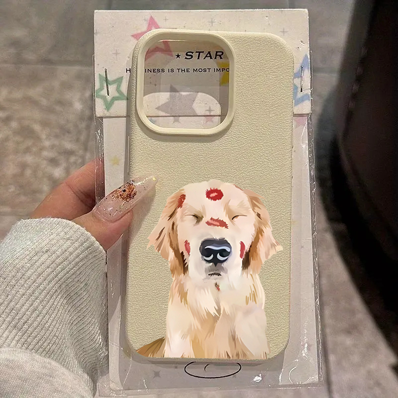 Cute Golden Retriever Red Lip  - Phone Cases Red incelemesi ve fiyatı