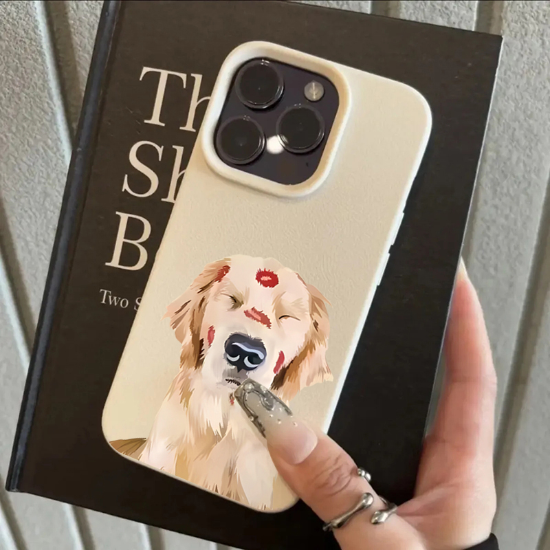 Cute Golden Retriever Red Lip  - Phone Cases Red incelemesi ve fiyatı