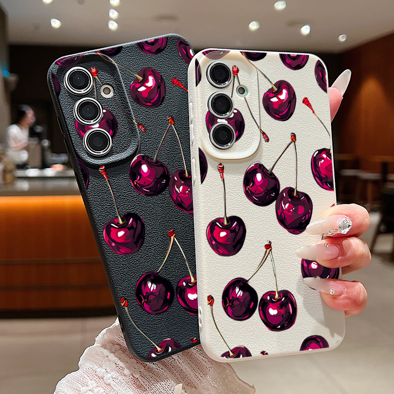 Wine Red Cherry Printed Phone  - Phone Cases Cherry incelemesi ve fiyatı