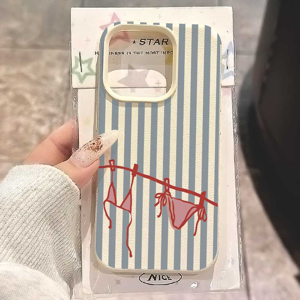 Blue White Striped Bikini Phon - Phone Cases Rugged incelemesi ve fiyatı