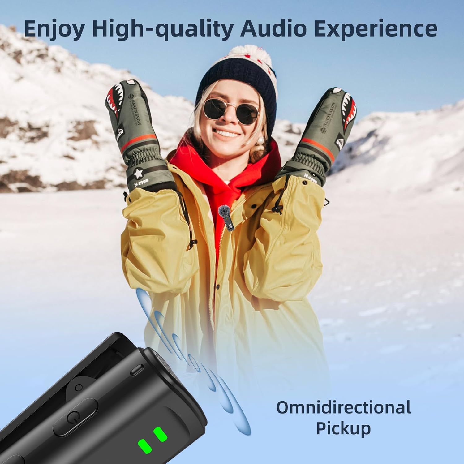 Wireless Lavalier Microphone f - Phone Cases Video incelemesi ve fiyatı