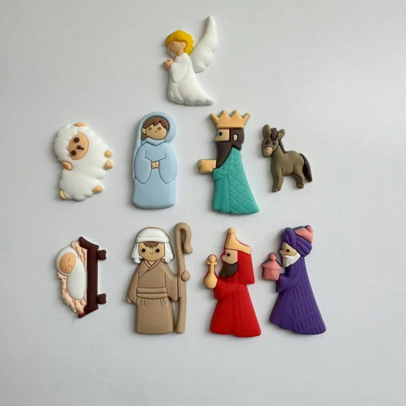 9pcs/Set Jesus Fridge Magnets  - Phone Cases Jesus incelemesi ve fiyatı