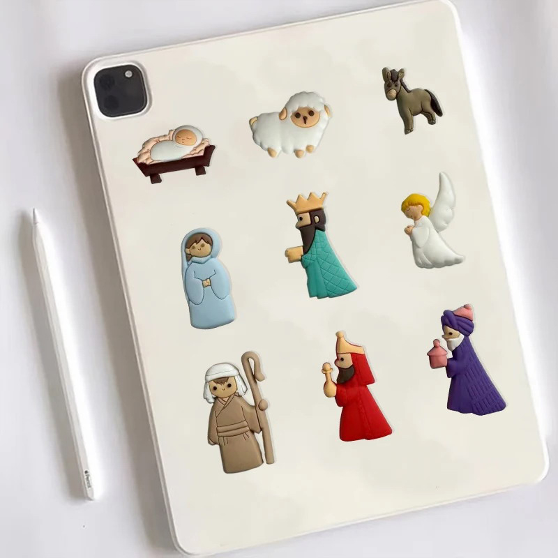 9pcs/Set Jesus Fridge Magnets  - Phone Cases Jesus incelemesi ve fiyatı