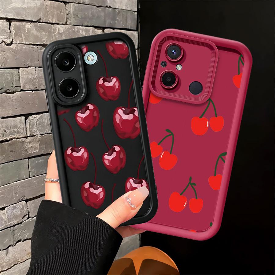 Cartoon Cherry Soft Phone Cove - Phone Cases Cherry incelemesi ve fiyatı