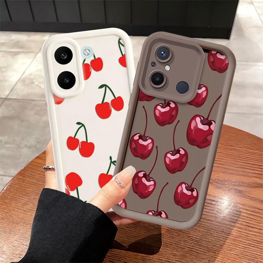 Cartoon Cherry Soft Phone Cove - Phone Cases Cherry incelemesi ve fiyatı
