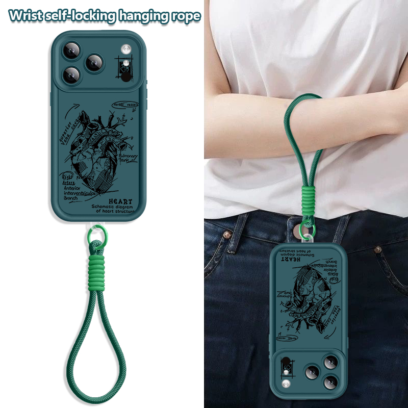 Creative Heart Model Pattern L - Phone Cases With Straps incelemesi ve fiyatı