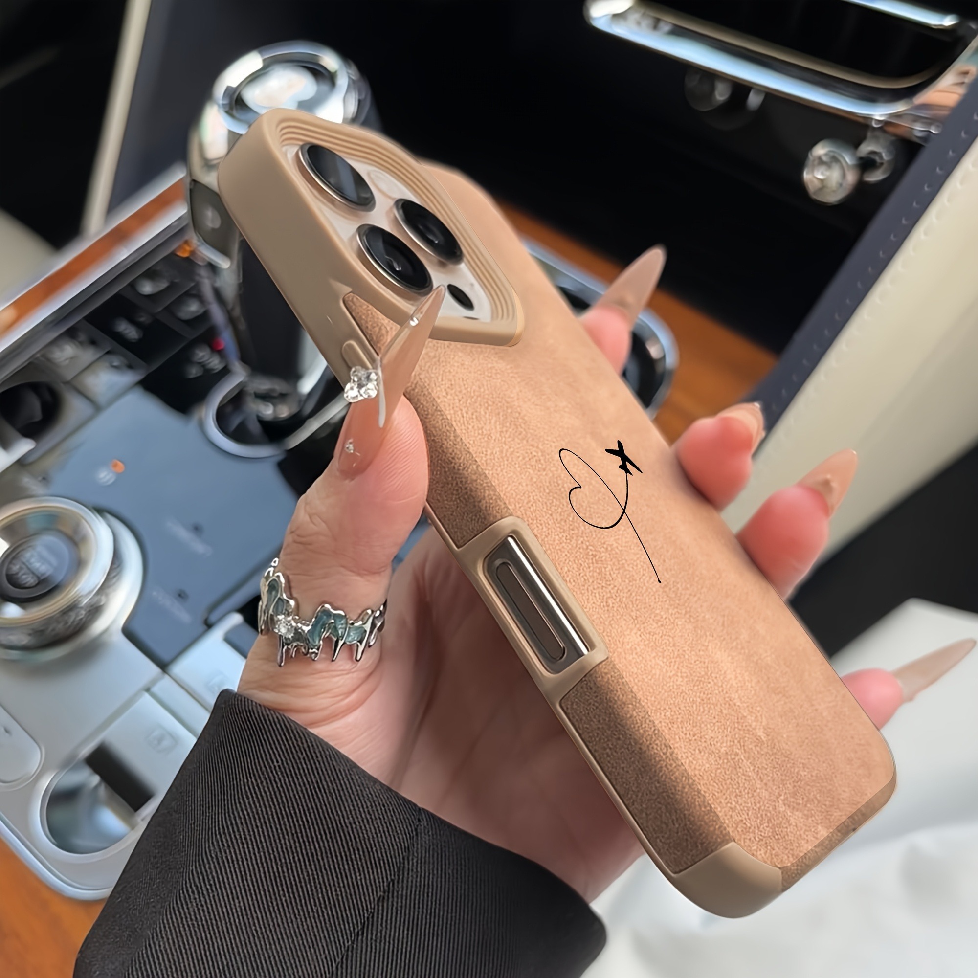 Airplane Route Love Heart Desi - Phone Cases Leather incelemesi ve fiyatı