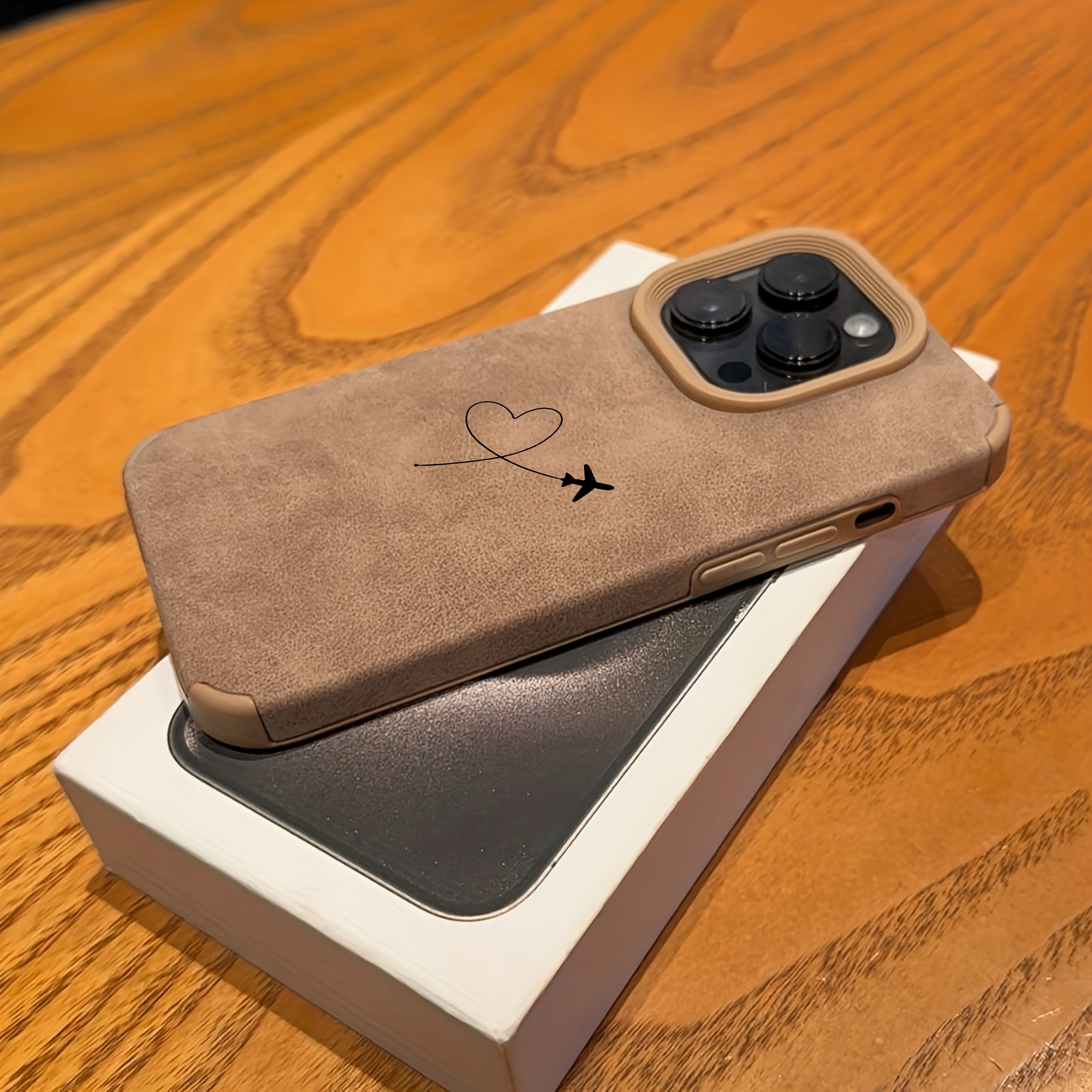 Airplane Route Love Heart Desi - Phone Cases Leather incelemesi ve fiyatı