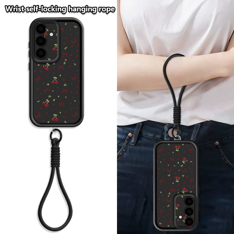 Little Cherry Pattern Lanyard  - Phone Cases With Straps incelemesi ve fiyatı