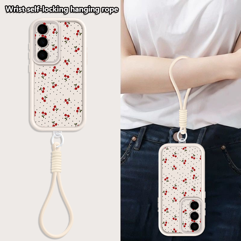 Little Cherry Pattern Lanyard  - Phone Cases With Straps incelemesi ve fiyatı