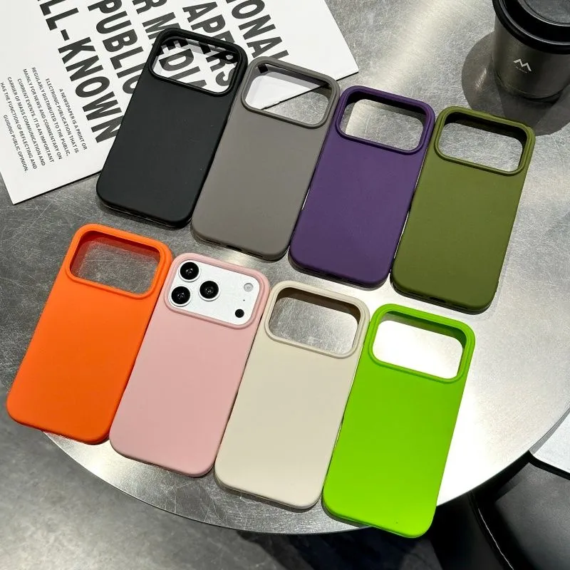 New Matte Solid Color Half Wra - Phone Cases Rugged incelemesi ve fiyatı