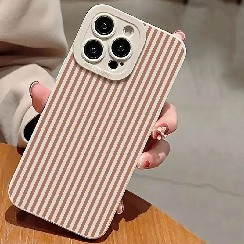 Pink Striped Painted Anti-Drop - Phone Cases Amazon incelemesi ve fiyatı