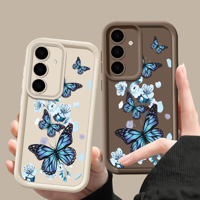Blue Butterfly TPU Case For Sa - Phone Cases Blue incelemesi ve fiyatı