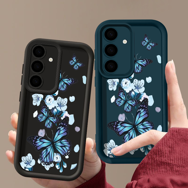 Blue Butterfly TPU Case For Sa - Phone Cases Blue incelemesi ve fiyatı