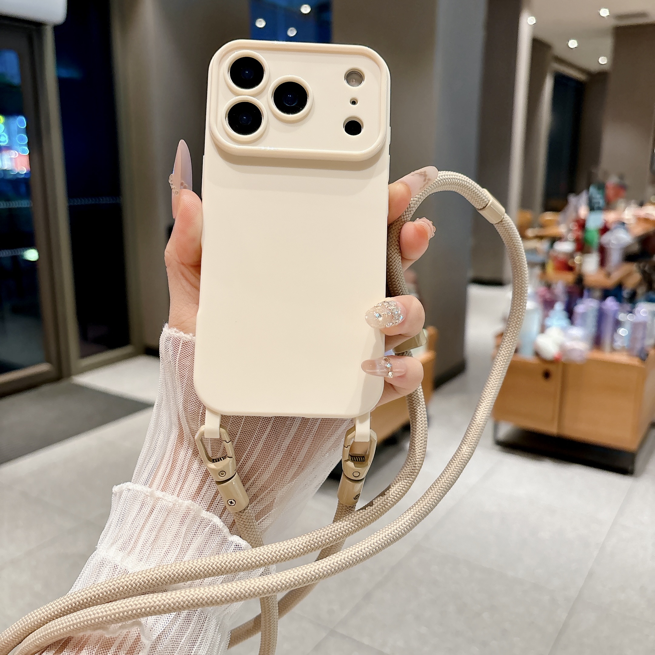 Multicolored Silicone Crossbod - Phone Cases With Straps incelemesi ve fiyatı