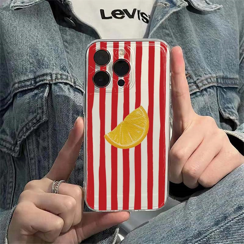 Lemon Red Pink Blue Stripe Des - Phone Cases Red incelemesi ve fiyatı