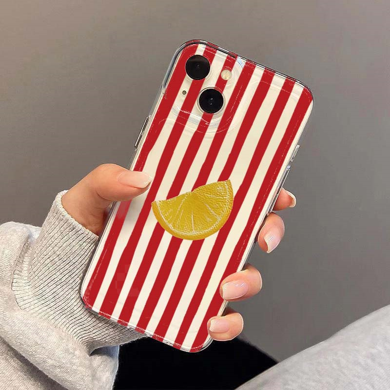 Lemon Red Pink Blue Stripe Des - Phone Cases Red incelemesi ve fiyatı