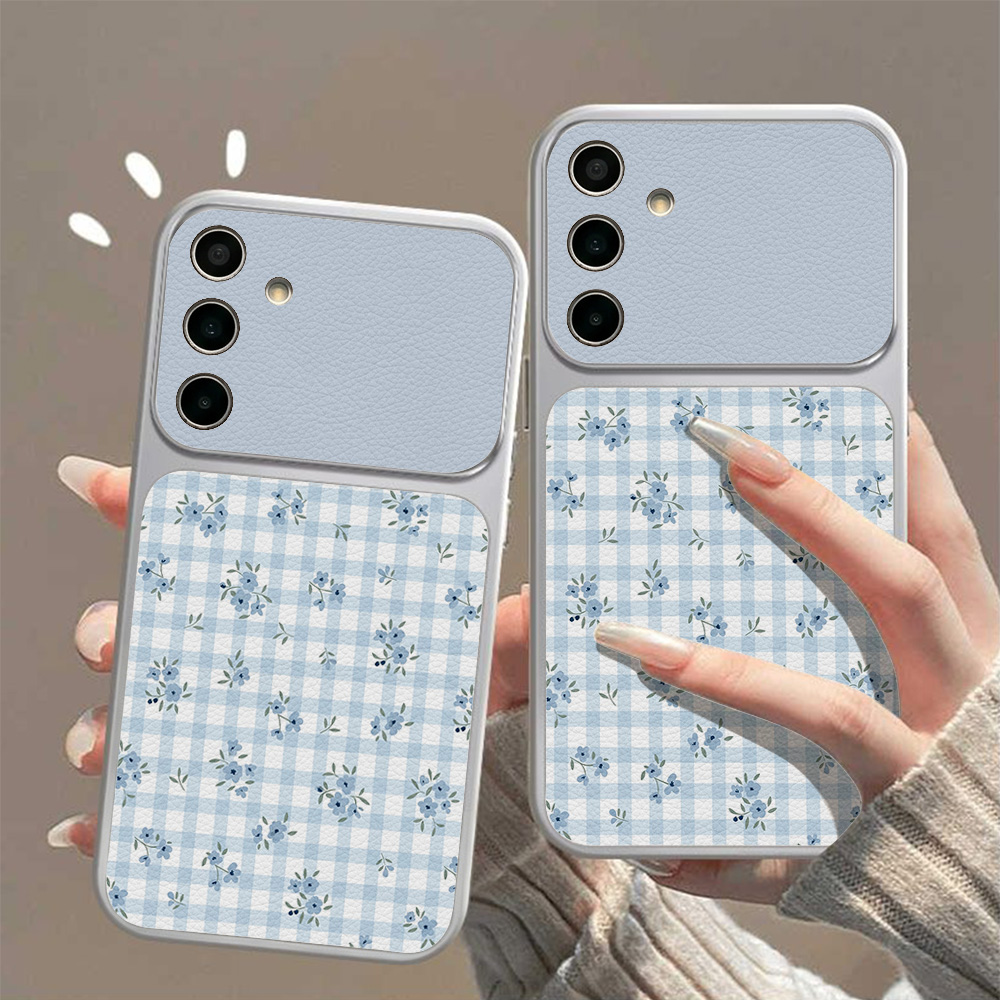 Blue Folwer Phone Case For Sam - Phone Cases Blue incelemesi ve fiyatı