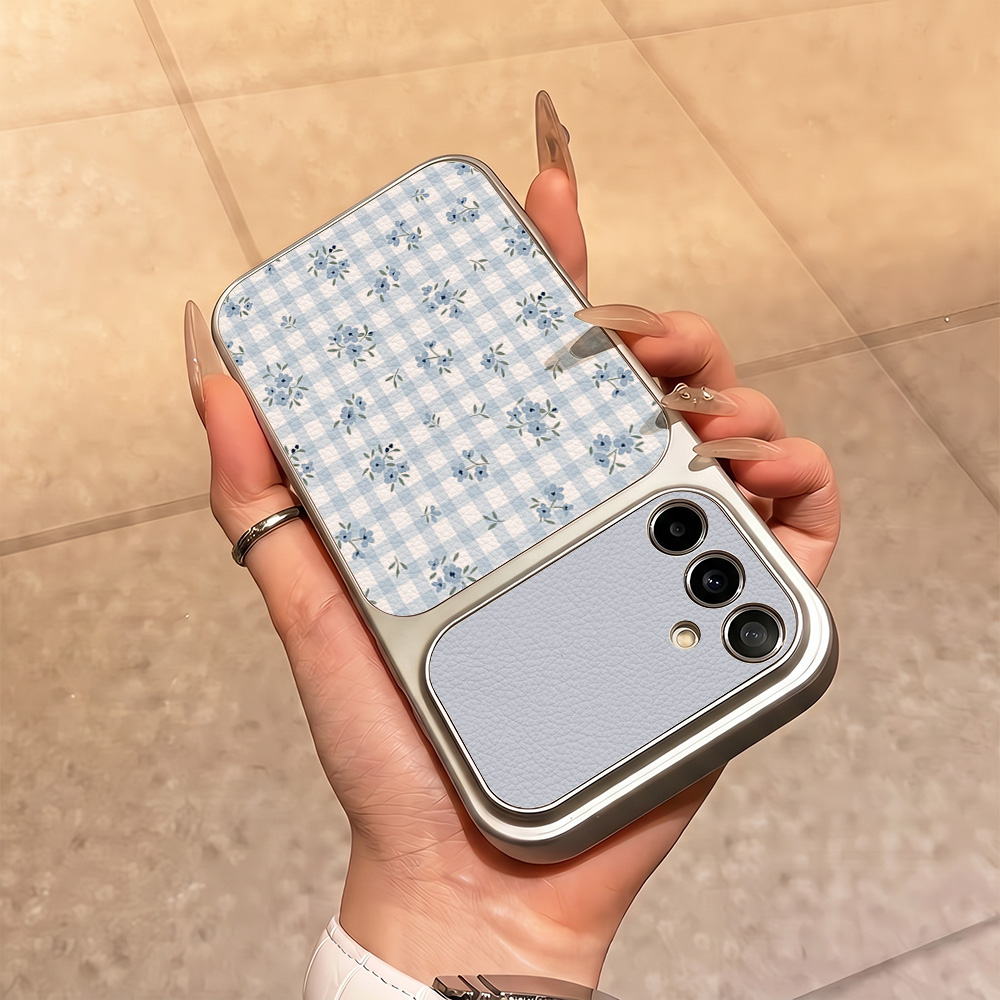 Blue Folwer Phone Case For Sam - Phone Cases Blue incelemesi ve fiyatı