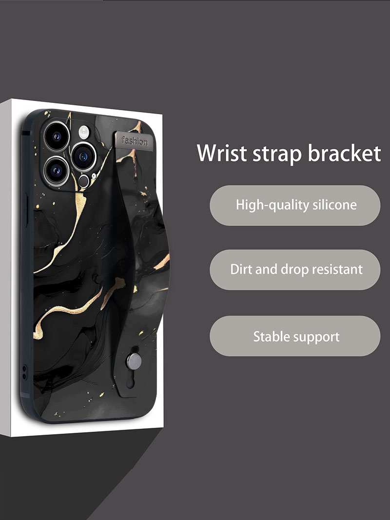 Luxury Liquid Silicone Marble  - Phone Cases With Straps incelemesi ve fiyatı