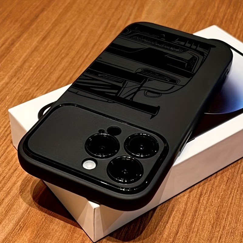 Line-Drawing of a Sports Car P - Phone Cases Rugged incelemesi ve fiyatı