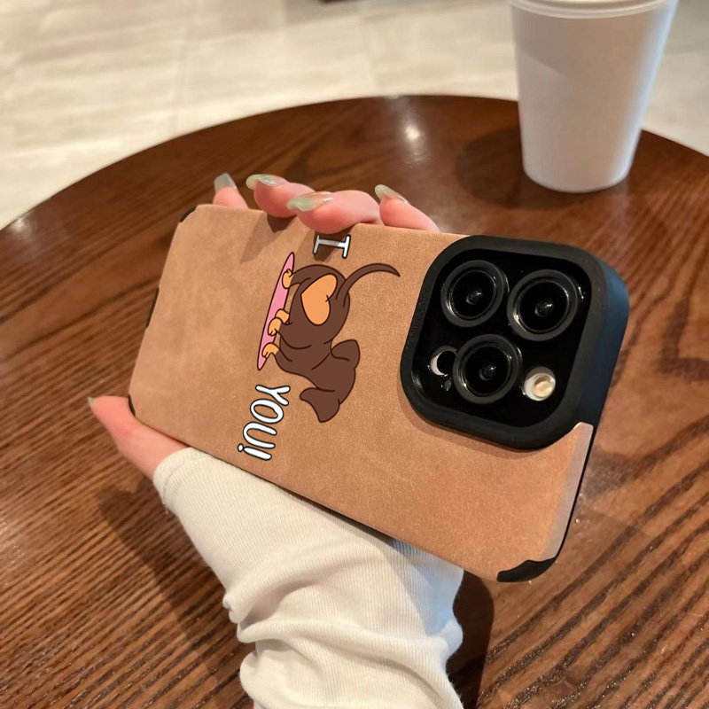 Cute Dachshund Heart Print Pho - Phone Cases Leather incelemesi ve fiyatı
