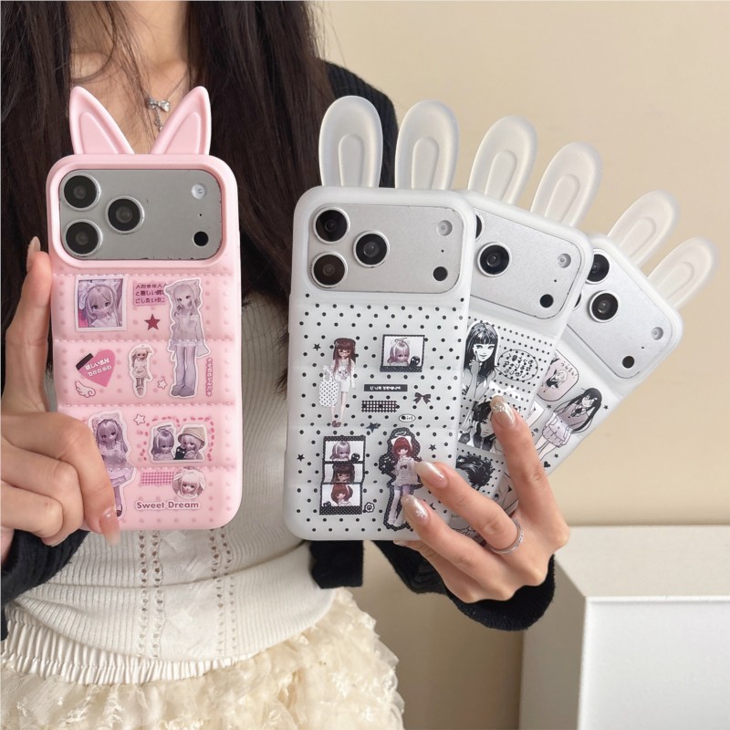 Japanese Y2K Cute Bunny Ear Ph - Phone Cases Y2K incelemesi ve fiyatı